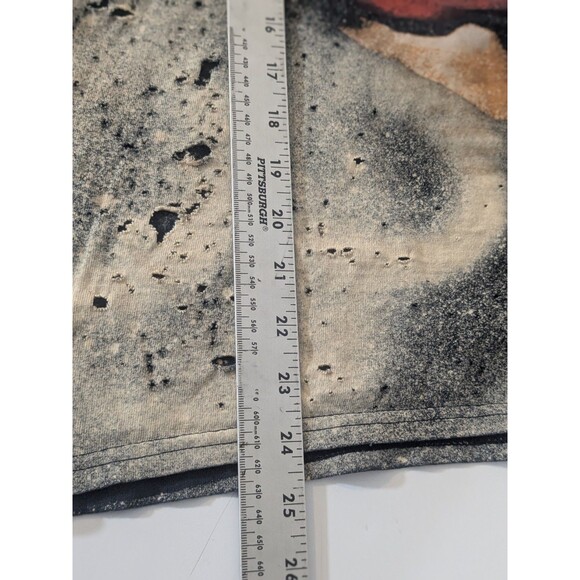 Kanye West 2013 Yeezus Tour Margiela Mask Tee DIY THRASHED BLEACH God Wants You - Picture 7 of 8